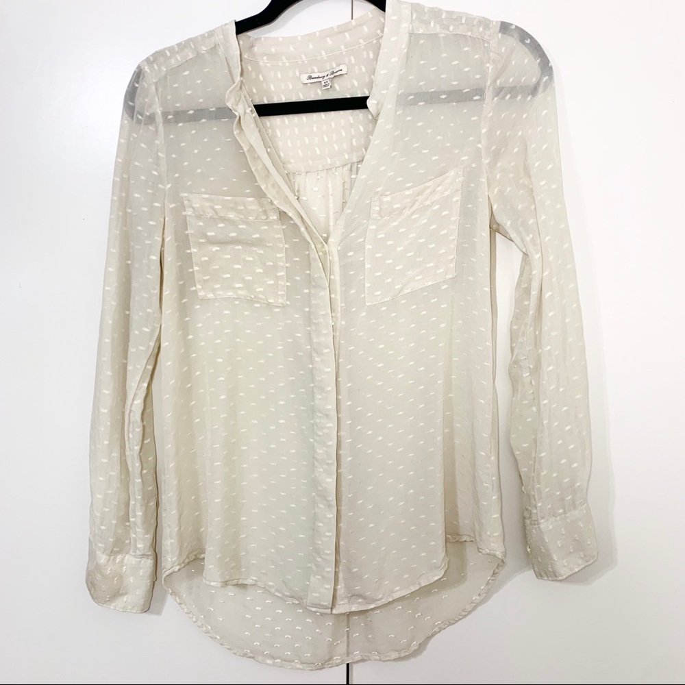 Broadway & Broome semi sheer top